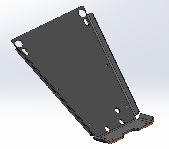 Thick Rear Skid Plate