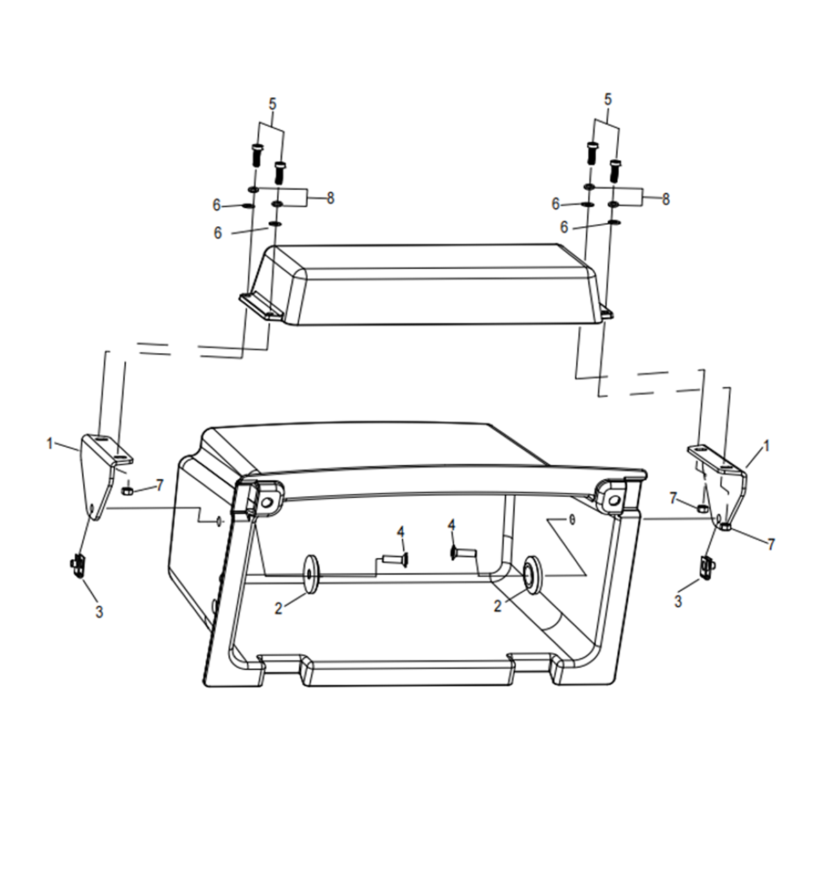 Roof screw trim cover