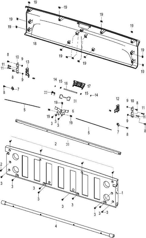Inner hex bolt with washer M6×35
