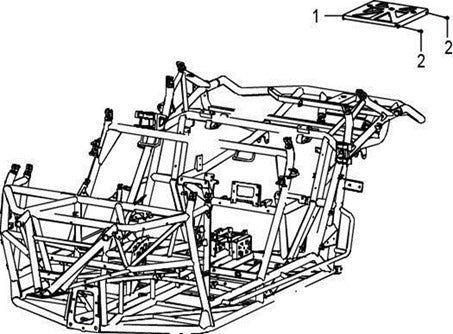 Cargp bed support assembly