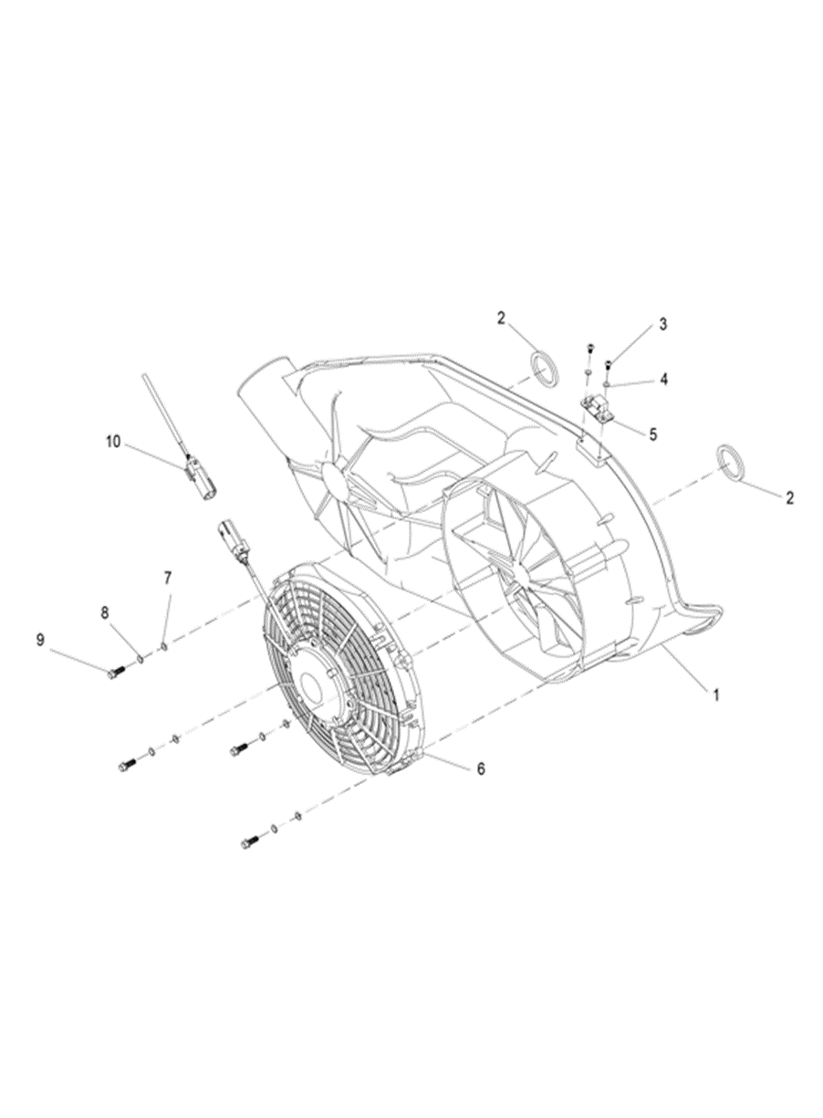 Air inlet temperature pressure sensor