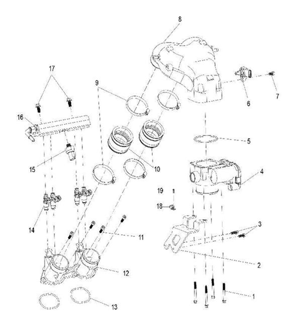 Intake pipe fitting