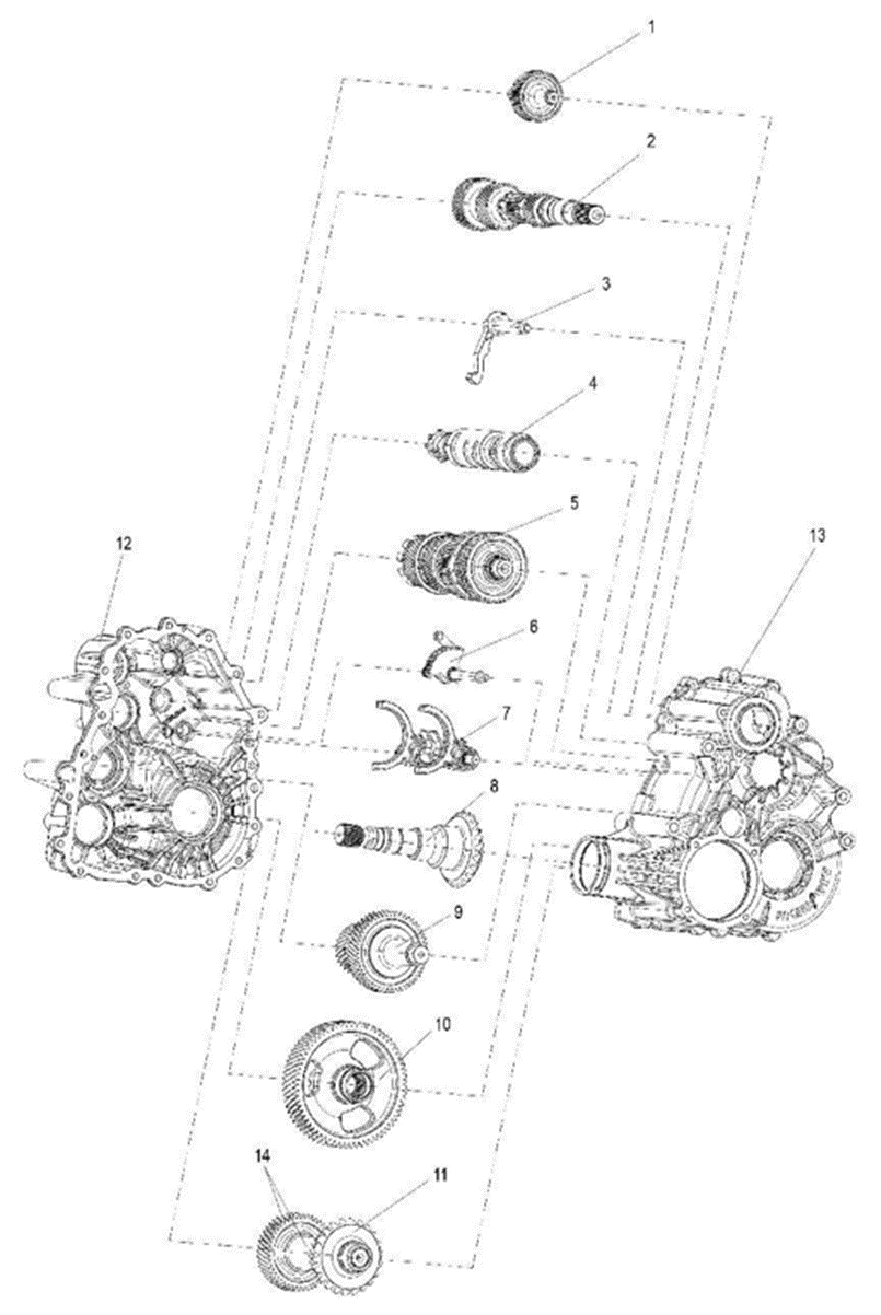 Intermediate shaft III assembly