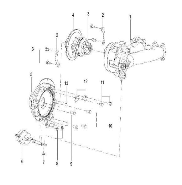 Turbine housing assembly