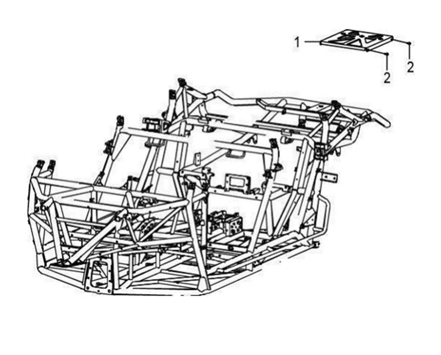 Cargo bed support assembly
