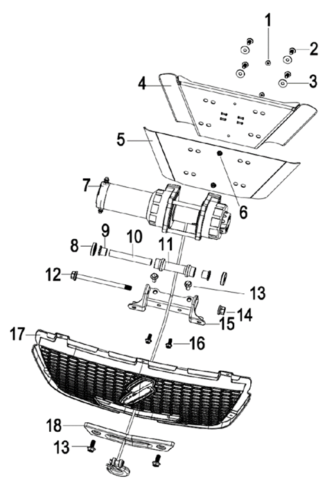 Hex bolt with flange M6×16