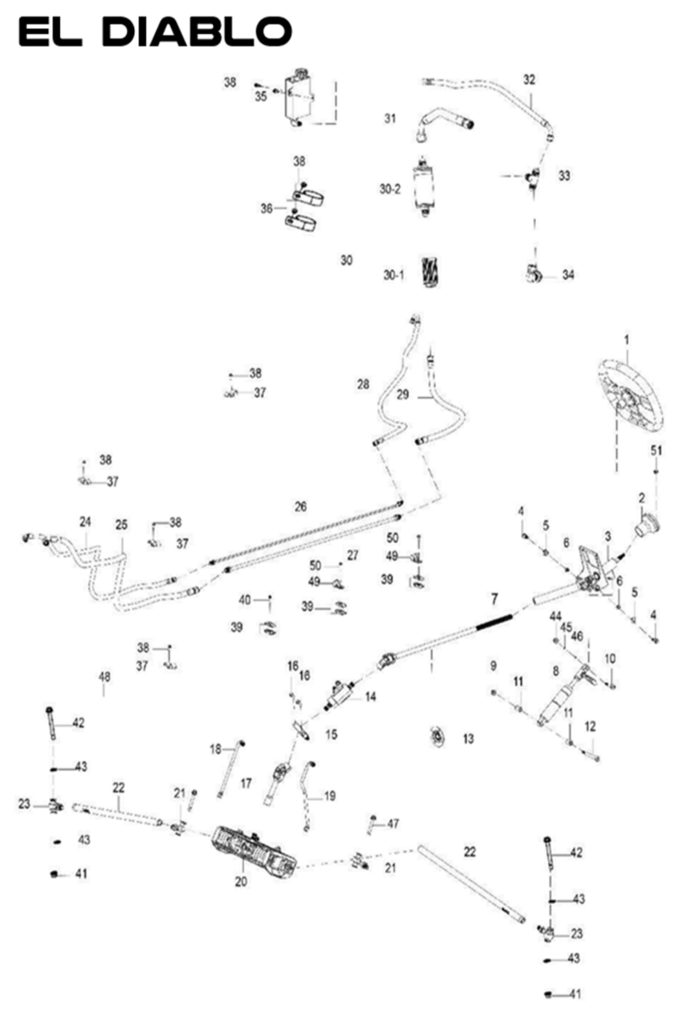 Power steering filter assembly