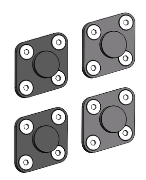 Speed UTV Bolt on Jack Point 4 Pack
