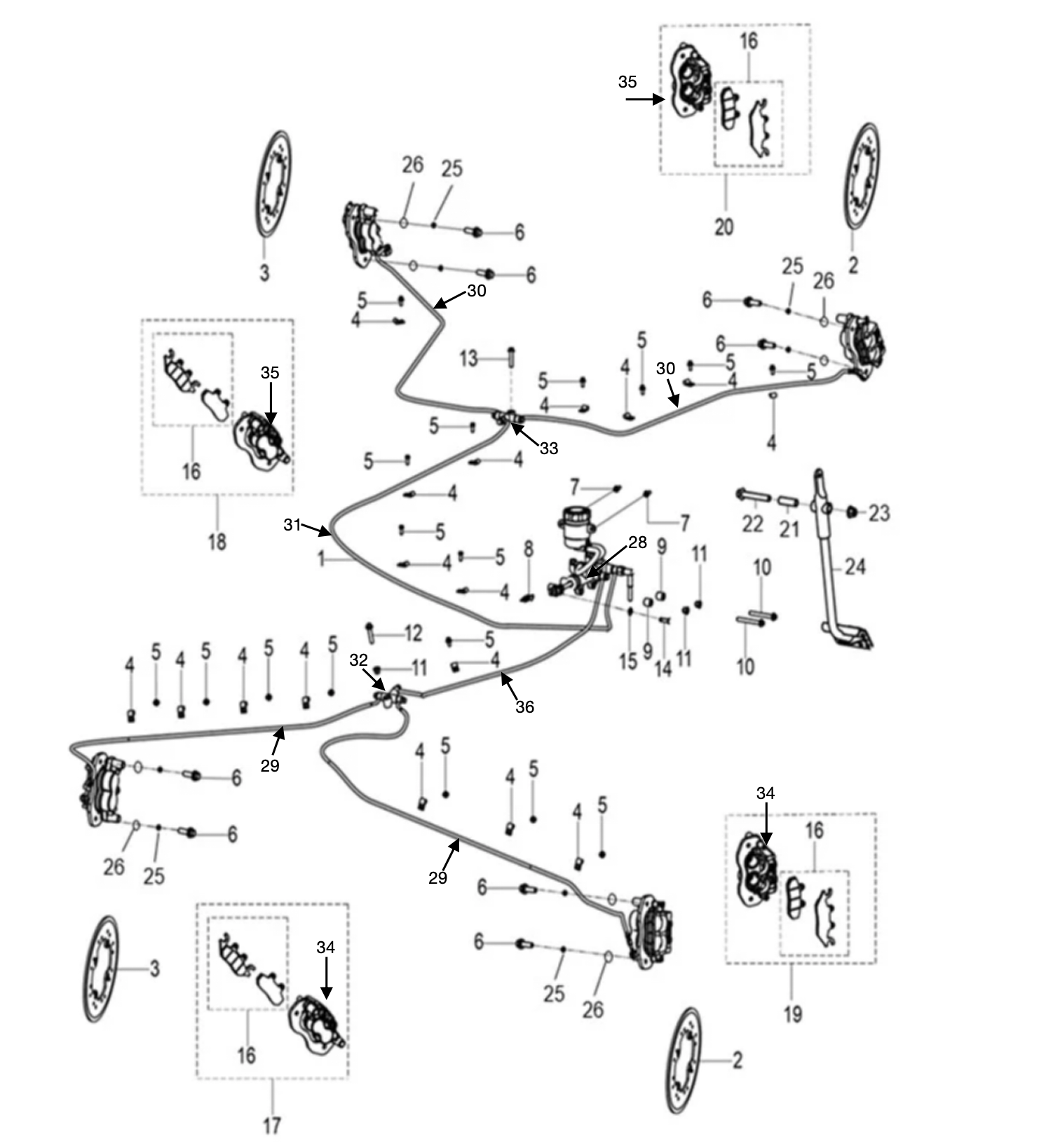 Rear Brake Line