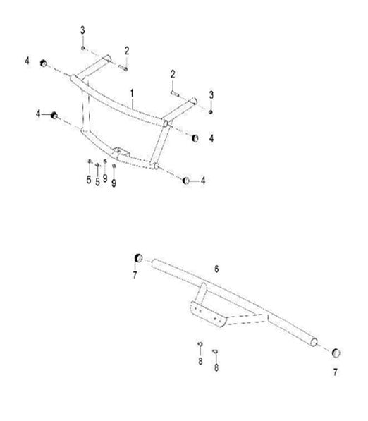 Rear bumper weld assembly