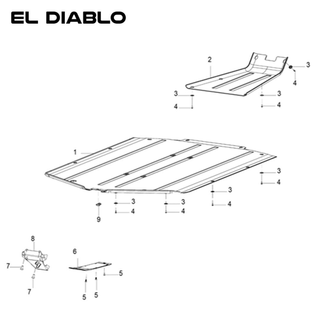 Front skid plate