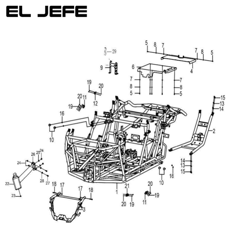 Frame weld assembly