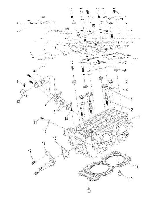 Thermostat cover gasket