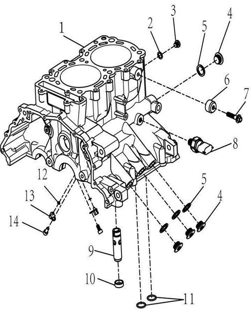 Oil temperature & pressure sensor J3D00-38231G0