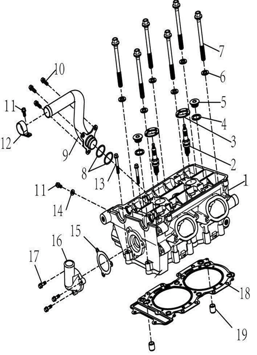Spark plug hole gasket