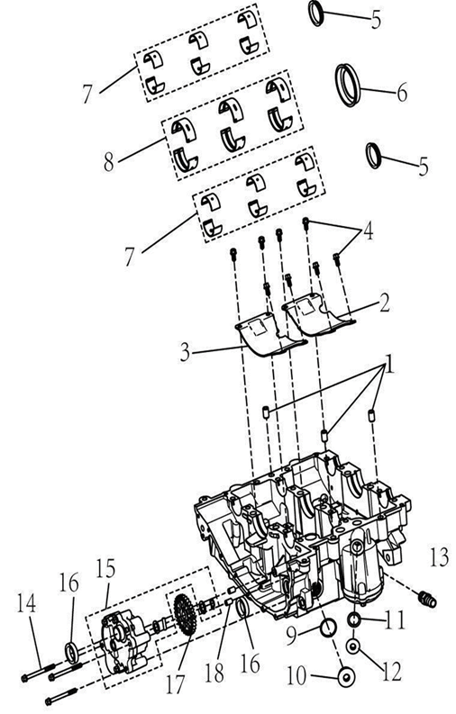 Oil baffle plate Ⅱ