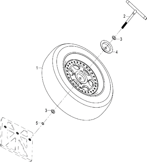 Flat washer φ25×φ44×3