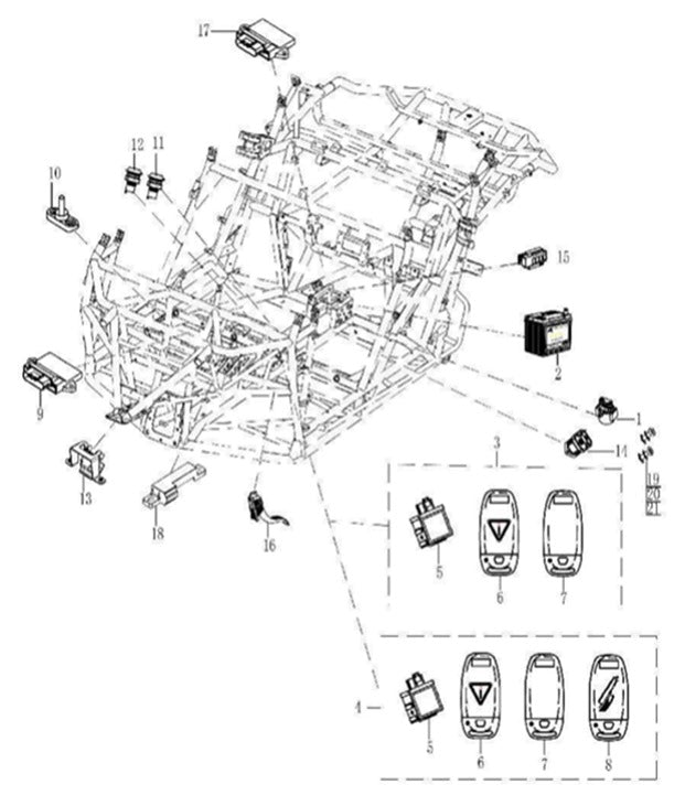 ECU controller components