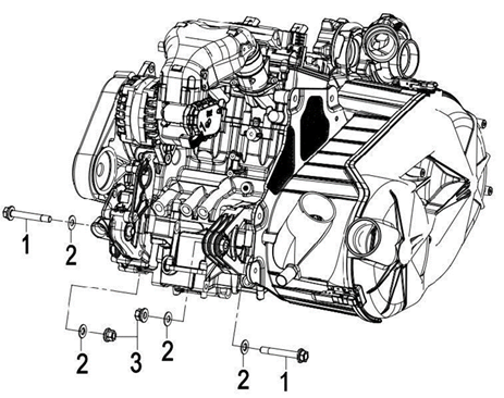 Bolt M12× 1.25×88