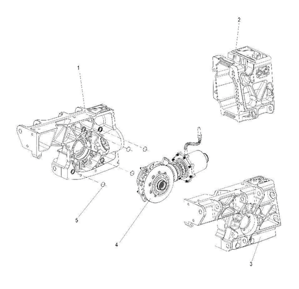 Front diff transmission component