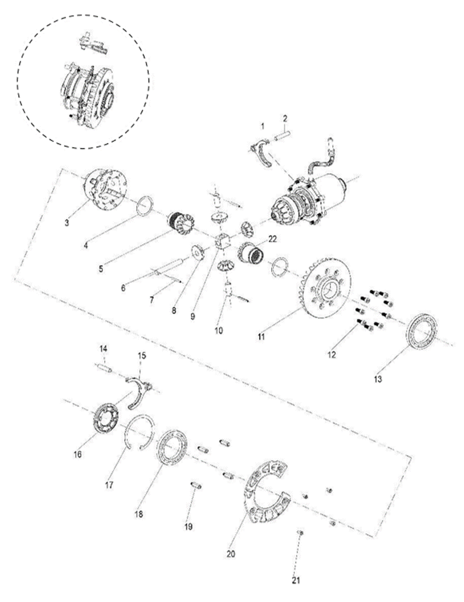 2WD/4WD integrate sleeve