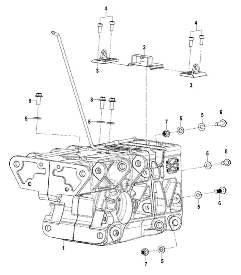 Front swaybar fixing plate