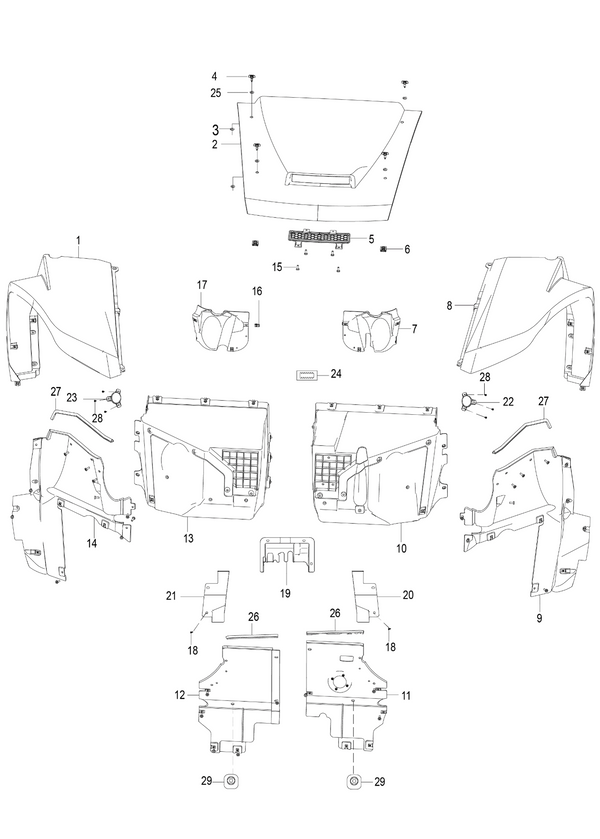 PANEL, AIR GUIDE, RIGHT - SpeedUTVParts