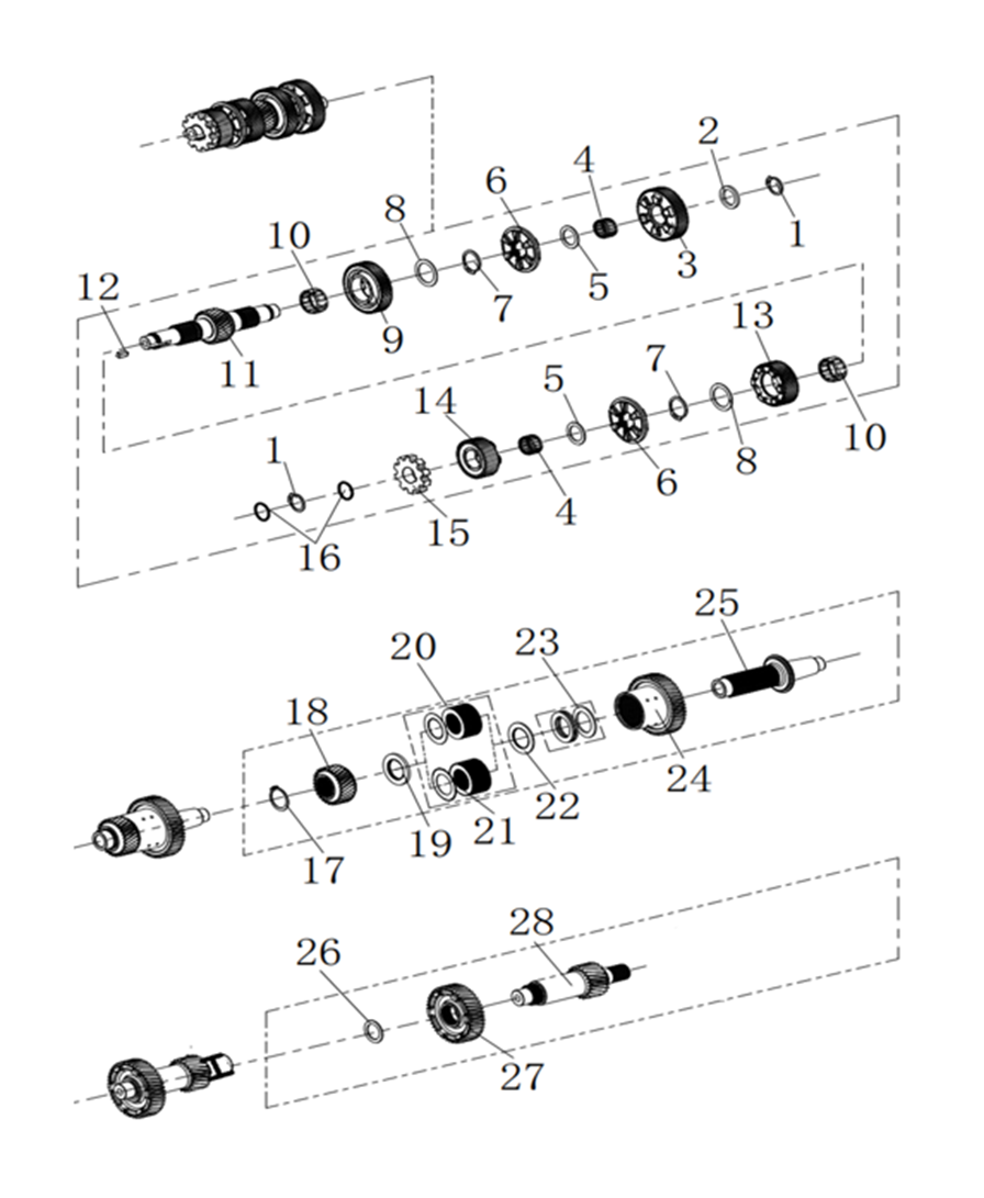 Rear diff driven friction disc