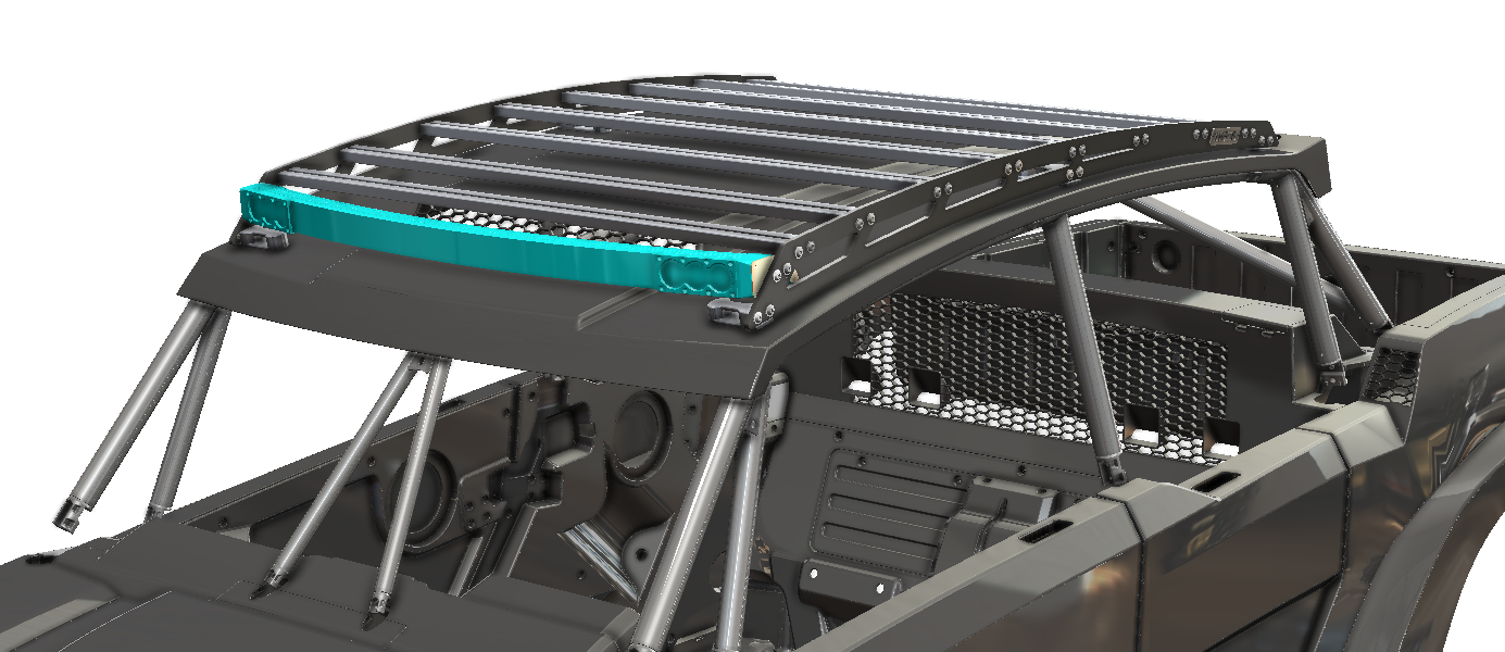 Speed 44 Inch Roof Rack Radius Light Bar - SpeedUTVParts
