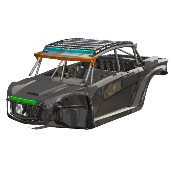 Speed 44 Inch Roof Rack Radius Light Bar - SpeedUTVParts