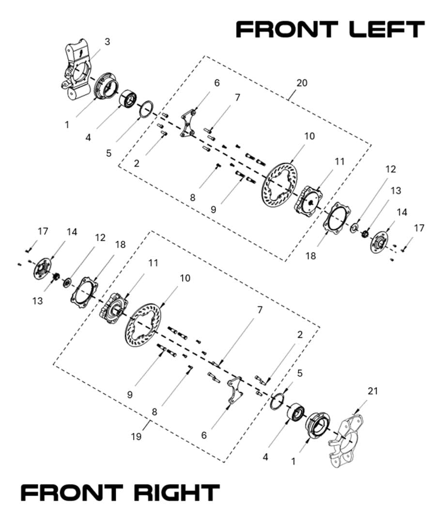 Inner hex flat head screw M8×20