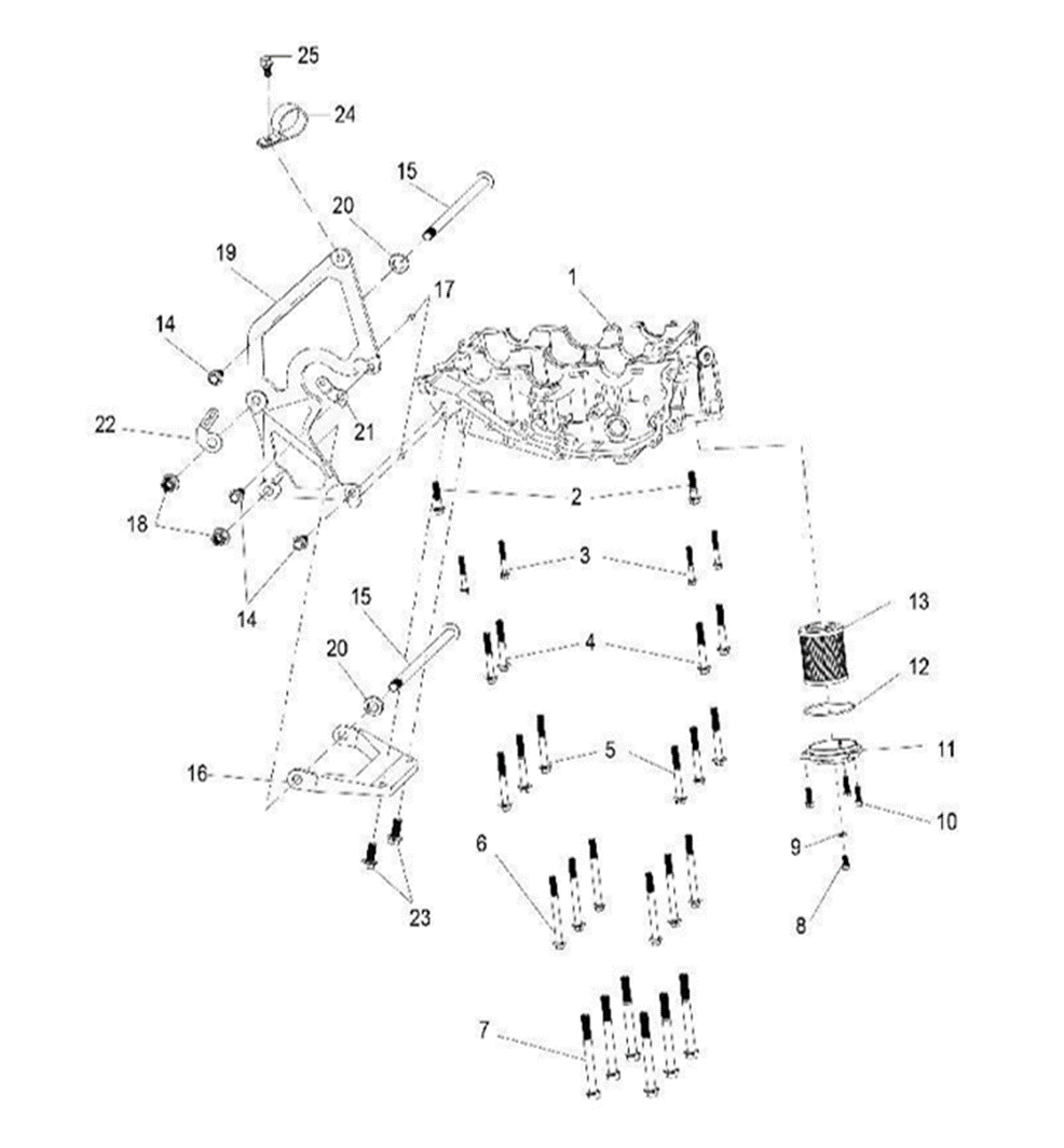 Lower crankcase