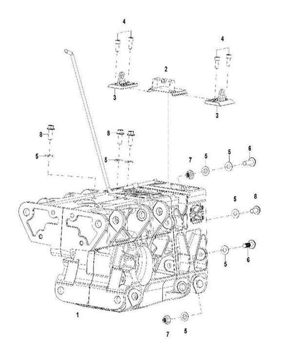 Front swaybar fixing plate