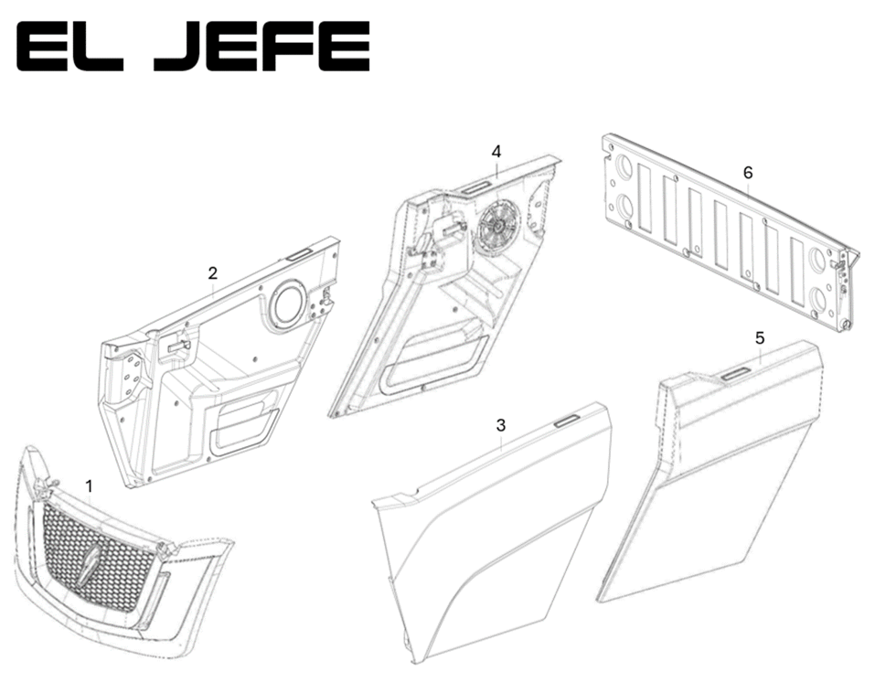 ASSEMBLY, DOOR, REAR - RIGHT