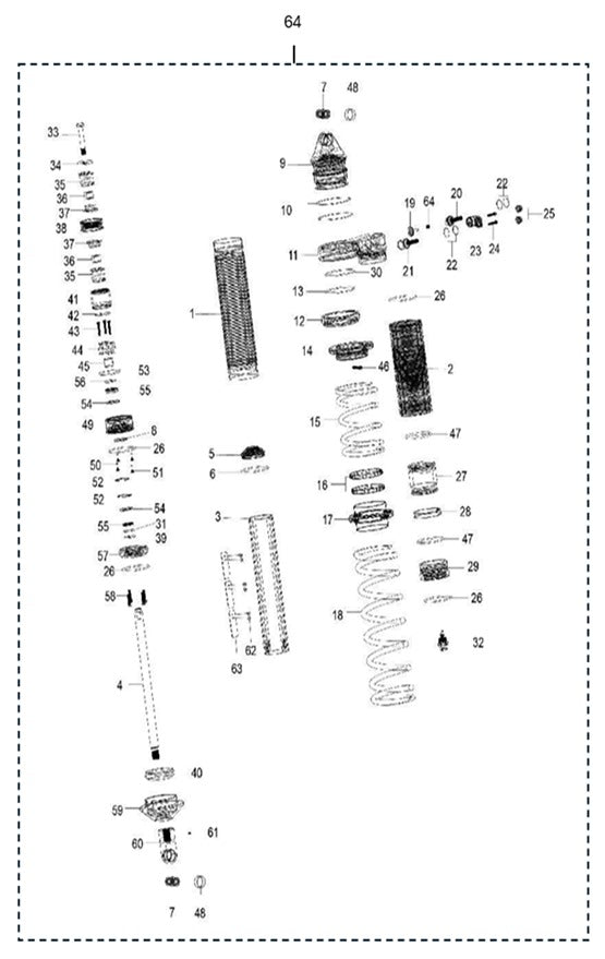 Compression/poppet body