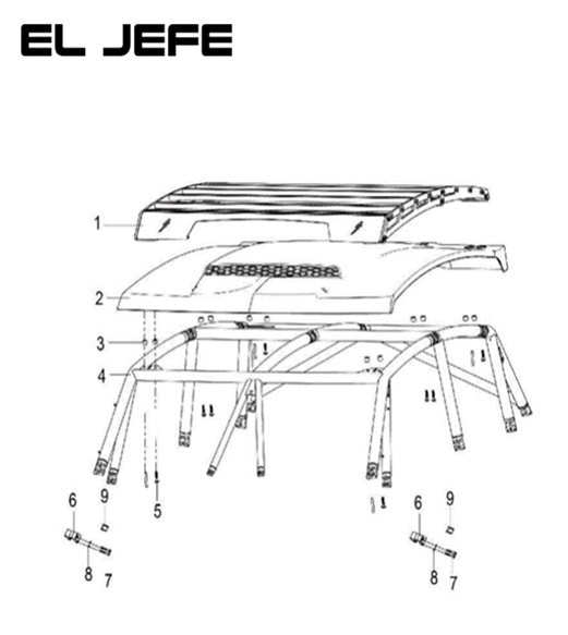 Upper door clamp III