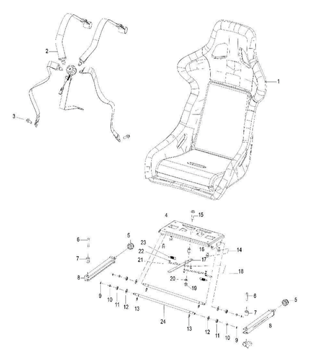 Spring retention plate