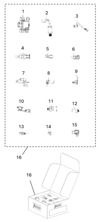 Air inlet temperature pressure sensor