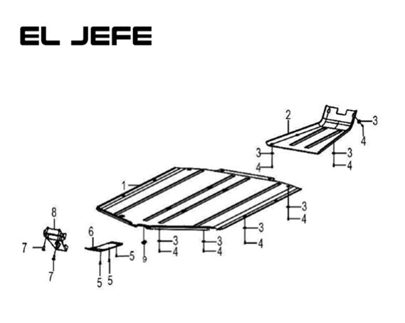 Front skid plate