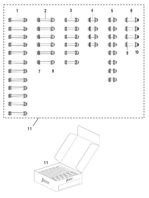 Suspension bolt kit