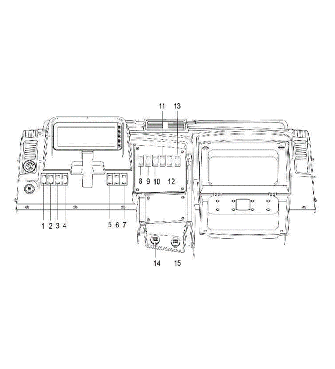 Seat heating switch