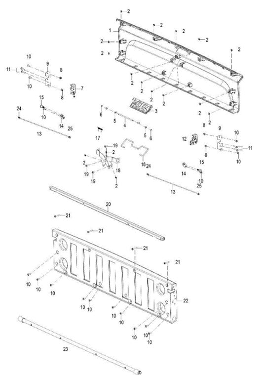 Tailgate outer panel