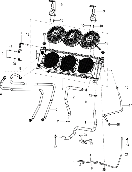 Water pipe fixing bracket I