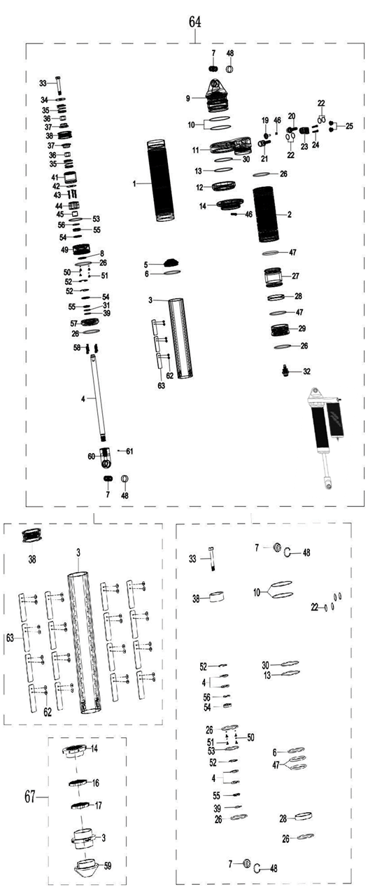 Damping regulating body