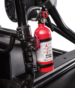 Speed Fire Extinguisher With Quick-Release Brackets