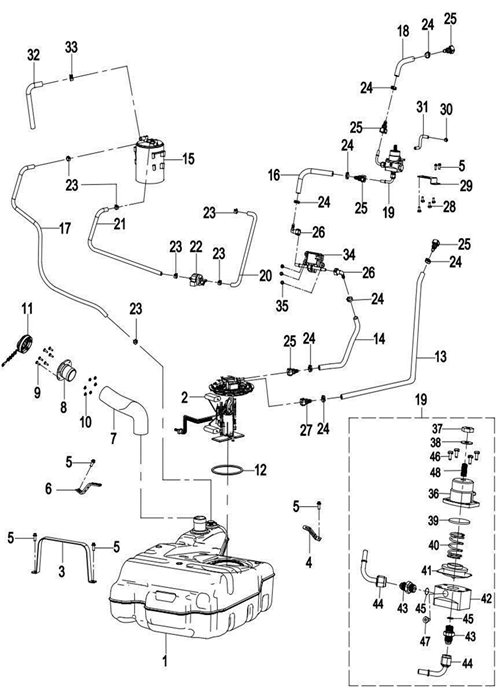 Fuel flexible sensor