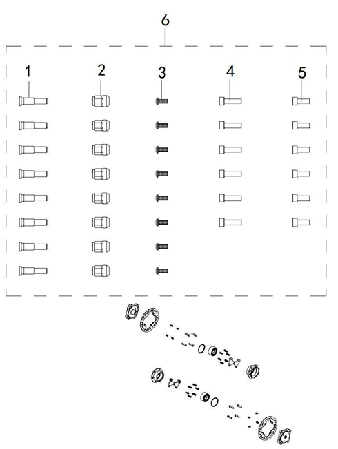 Hexagon socket head cap screw M10×1.25×25