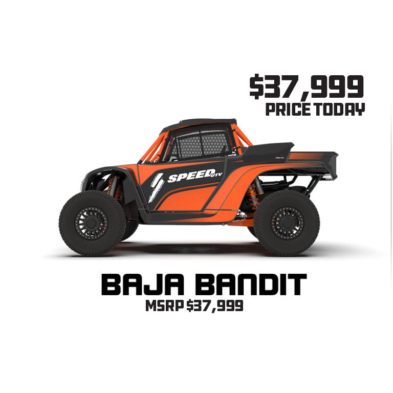 $37,999 MSRP - 2 Seat Baja Bandit RG Edition