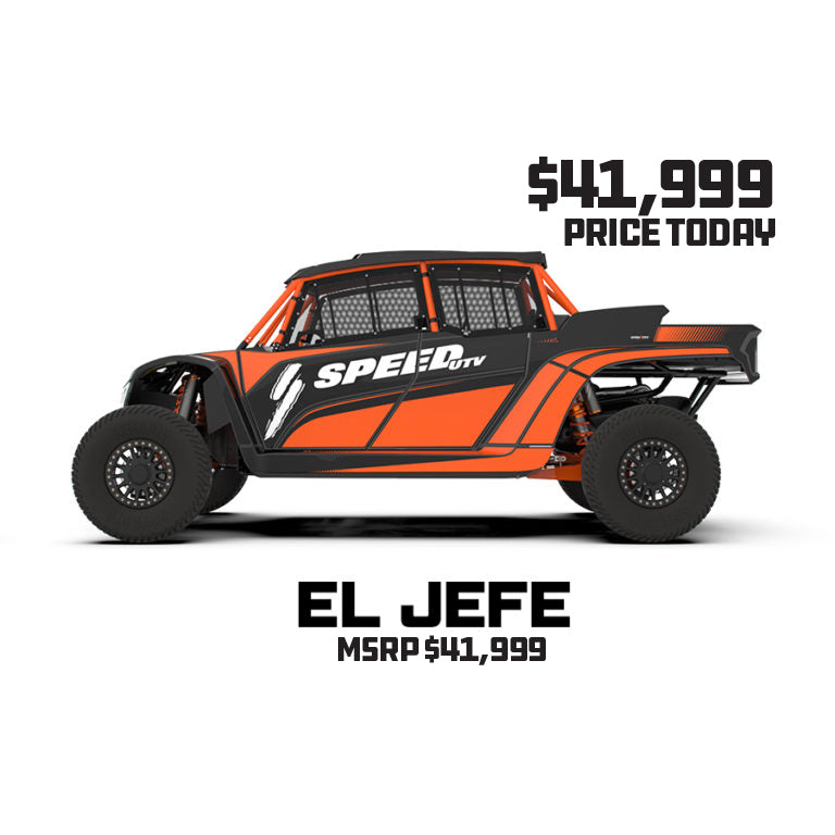 $41,999.00 MSRP - 4 Seat El Jefe RG Edition